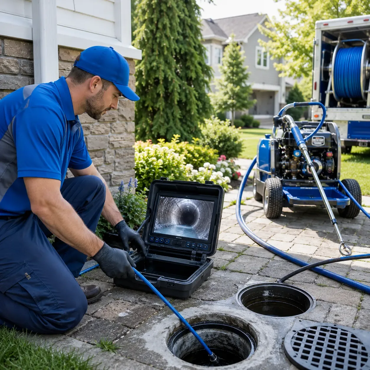 Outdoor drain cleaning professionals serving Elk Rapids, MI